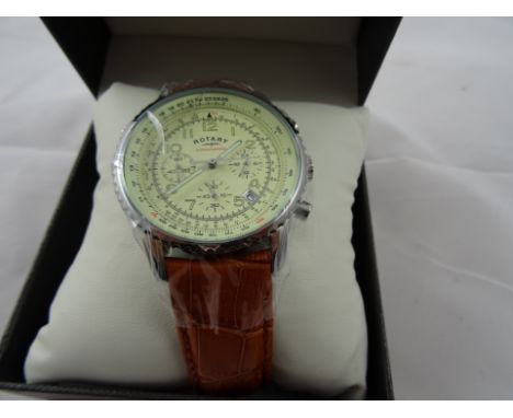 A boxed unused Rotary chronospeed chronometer
