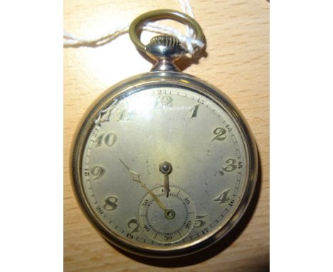 A cork silver pocket watch by Wm Egan & Sons Ltd, c1880; together with one other (A/F)