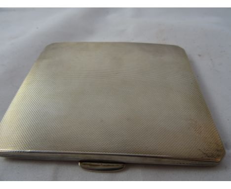 A HM silver cigarette case