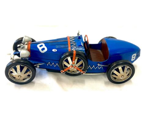 1920s Bugatti Type 35 Metal Racing Car Model 14 Automobile