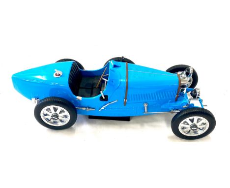 Bugatti T35 blue 1/12 model car by Norev 