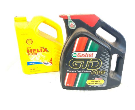 Castrol GTD plus, Shell Helix engine oil 