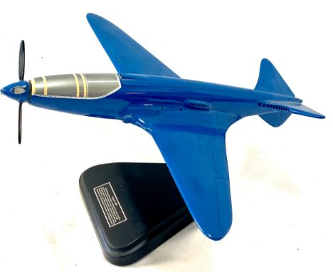A Bravo Delta model Bugatti 100P, wing span approximately 11.5". 