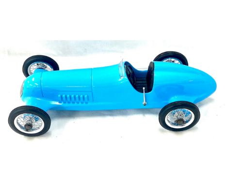 Blue Racer desktop model, Bugatti Inspired Racing Car, Authentic Models PCO16, no box 