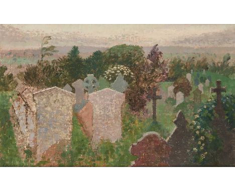 LIONEL BULMER (BRITISH 1919-1992) ⊕ GRAVESTONESsigned L Bulmer lower left; inscribed with the artist's address LUCAN PLACE / 
