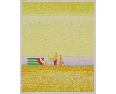 LIONEL BULMER (BRITISH 1919-1992) ⊕ THE PARASOLsigned L Bulmer lower right; inscribed Artists Proof lower leftscreenprint in 
