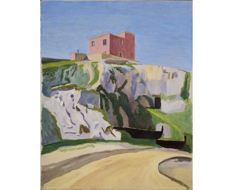 EARDLEY KNOLLYS (BRITISH 1902-1991) ⊕ SANTA PANAGIA, SICILYtitled and numbered STA. Panagia / 18 on the reverseoil on canvas7