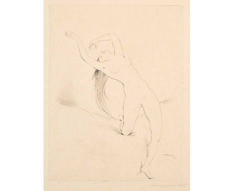 GEORGE MAYER-MARTON (HUNGARIAN 1897-1960) ⊕ ANTIOPE FROM 'LOVES OF ZEUS'signed GMayermarton lower rightetching on paper32.5 x