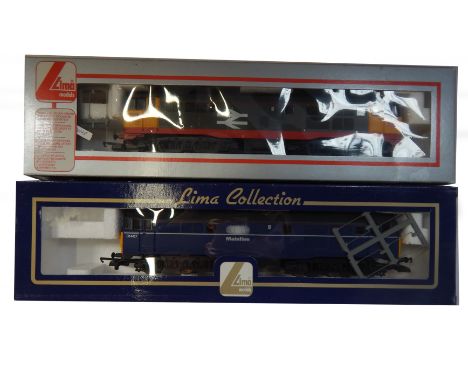 Lima Models OO gauge Class 31 locomotives, comprising 31206, BR Railfreight grey and red stripe, and 31407, Mainline blue liv