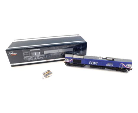 A Hattons Model Railways OO gauge Class 66 diesel locomotive, 66727 Andrew Scott CBE, GBRF First Group livery, boxed. 