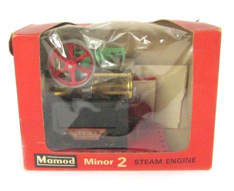 A Mamod Minor 2 steam engine, boxed. 