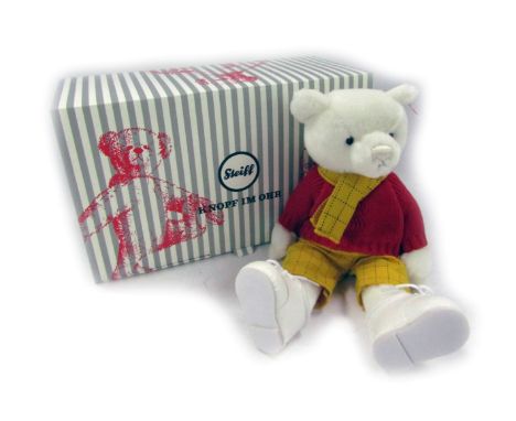 A Steiff Rupert the Centenary Edition bear, for 2020, limited edition number 118/5000, with label, tag and box, 30cm high. 