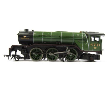 A Bachmann OO gauge LNER class V/2 Green Arrow locomotive, 2-6-2, 4771 in green livery, missing tender.