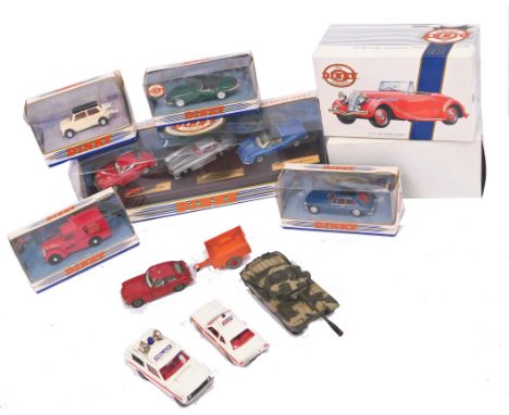 Dinky collectors cars, Classic Sports Car Series 1, 1939 Triumph dolomite, commer CMT van, etc. (1 tray)