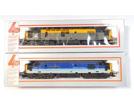 Lima Models OO gauge Class 37 locomotives, comprising 37414 Cathays C and W Works 1846-1993, Regional Railways livery, and 37