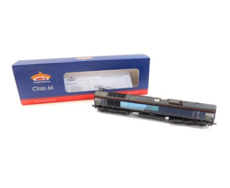 A Bachmann Branchline OO gauge Class 66 diesel locomotive, 66418, ex Direct Rail Systems livery, produced exclusively for Ker