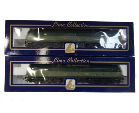 Lima Models OO gauge Class 47 locomotives, D1664 George Jackson Churchward, BR two tone green livery, boxed. (2)