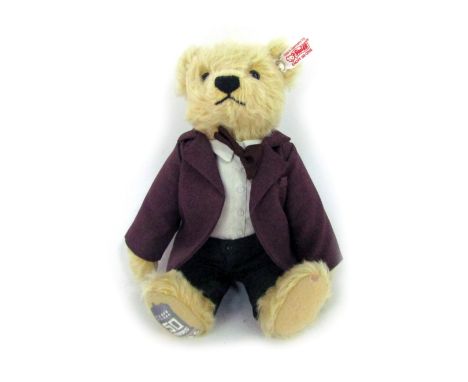 A Steiff Teddy Bear Fifty Years of Doctor Who mohair bear, 25cm high.&nbsp;