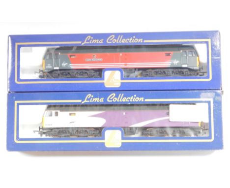 Lima Models OO gauge Class 47 locomotives, comprising 47849 Cadeirlan Bangor Cathedral, Virgin livery, and 47807, Porterbrook