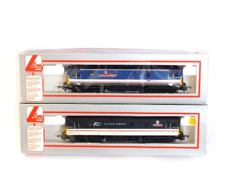 Lima Models OO gauge Class 73 electro-diesel locomotives, 73126 Kent and East Sussex Railway in Network South East red, white