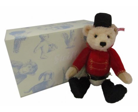 A Steiff Nusskanacker teddy bear, for 2014, limited edition number 741/1500, with label, tag and box, 26cm high. 