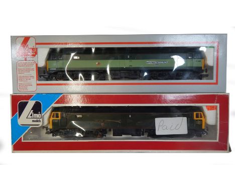 Lima Models OO gauge Class 47 locomotives, comprising D1962 Captain Peter Manasty RN, two tone green livery, limited edition 