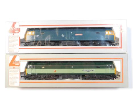 Lima Models OO gauge Class 47 locomotives, comprising 47833 Captain Peter Manisty RN, BR two tone green, limited edition 235/