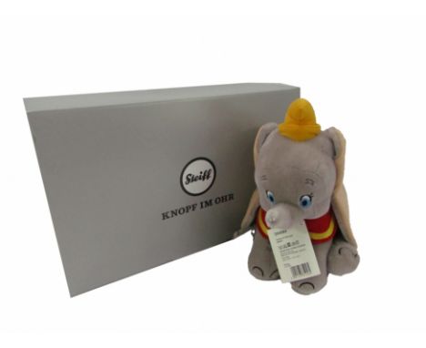 A Steiff Dumbo bear, for 2016, limited edition number 1372/2000, with label, tag and box, 23cm high. 