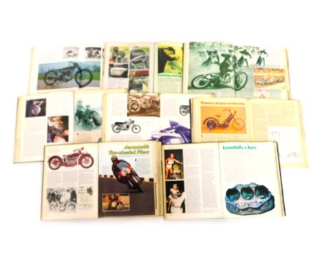 A set of On Two Wheels bound Automobile Magazines. (8) 