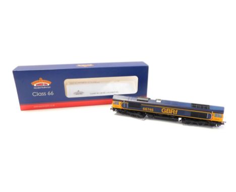 A Bachmann Branchline OO gauge Class 66 diesel locomotive, 66745 Modern Railways, GBRF Europort livery, produced exclusively 