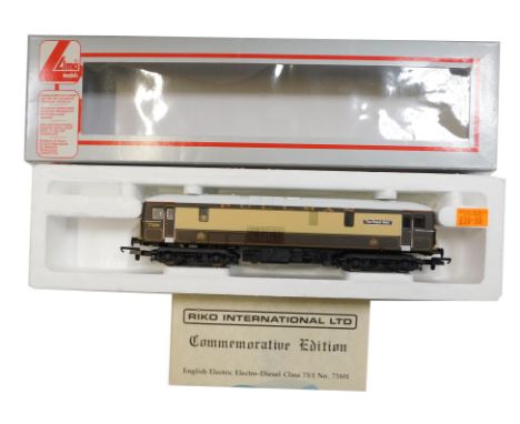 Lima Models OO gauge Class 73 electro-diesel locomotive, The Royal Alex, umber and cream Pullman livery 73101, limited editio