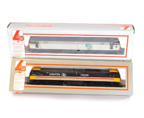 Lima Models OO gauge Class 47 diesel electric locomotives, comprising 47079 Rail Fright Metal Sector livery and 47620 Windsor