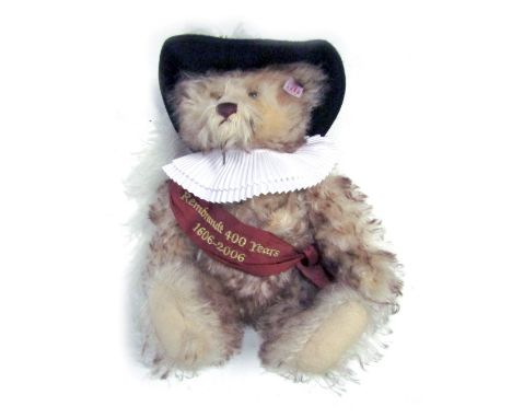 A Steiff Rembrandt mohair bear, Celebrating the 400th Anniversary of Rembrandt, Exclusive, 30cm high.