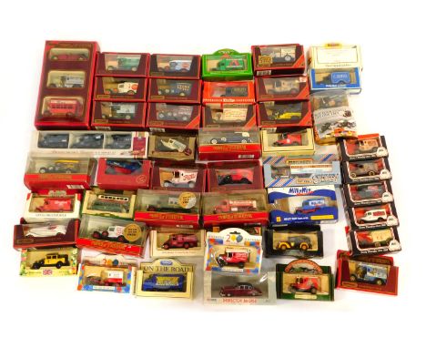 Various boxed diecast cars, to include Matchbox Models of Yesteryear limited edition gift set, Corgi Classics inspector Morse