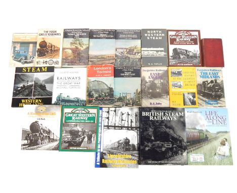 Locomotive related books, to include Ross (David) The Illustrated History of Steam Railways, A History of the LMS, various vo