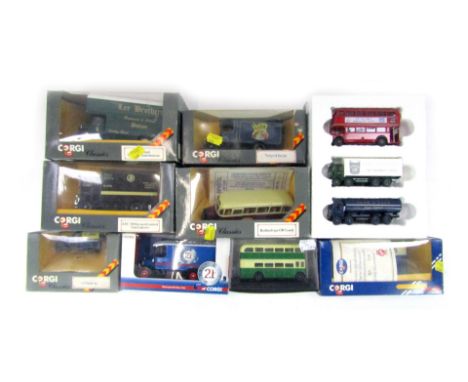 Corgi Classics diecast, including D95516 Bedford O series Pantechnicon, Lee Brothers of Bolton, D897114 AC508 forward control