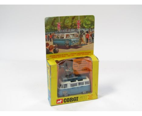 A Corgi 479, mobile camera van, boxed.