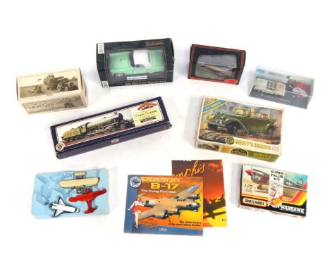 A Bachmann Branchline OO gauge locomotive, diecast and Airfix kit, including a Bachmann Branchline class B1 4-6-0 locomotive 