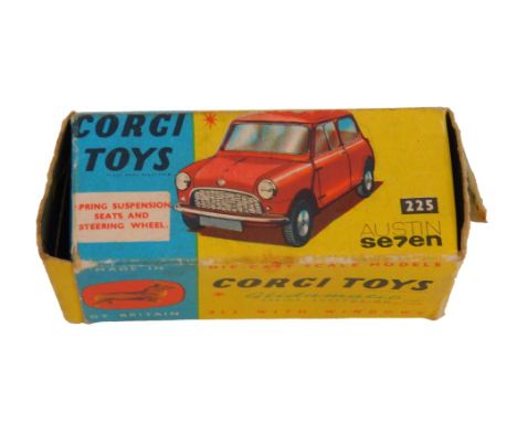 A Corgi Toys Austin Seven, No 225, boxed.