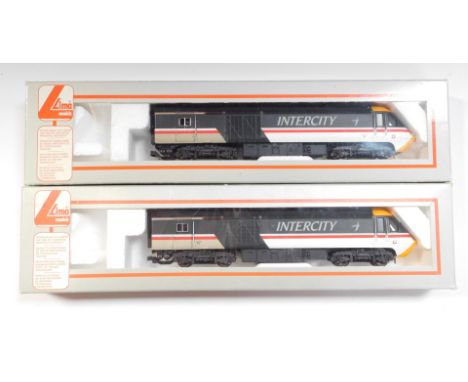 Lima Models OO gauge Class 43 HST Power Car and Dummy Car, Intercity Swallow livery, No 43072 and No 43178, boxed. (2)