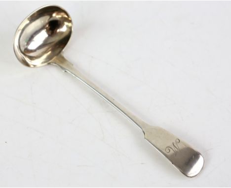 Scottish provincial silver toddy ladle, by George Booth ABDM Aberdeen circa 1800,15 cm long, 36 gr.          