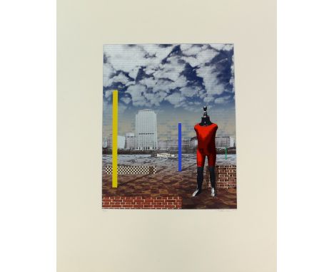 Chris Plowman (British, 1952-2009). 'Mannequin', limited edition screen-print, 1970, signed, titled and dated in pencil to ma