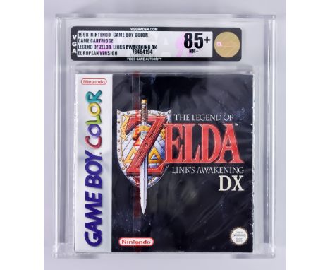 1998 Nintendo Gameboy Colour &ndash; The Legend of Zelda Link&rsquo;s Awakening DX &ndash; European Version Red Label Game VG