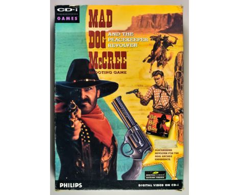 Philips CD-I Game - "Mad Dog McCree Shooting Game and The Peacekeeper Revolver", in original box