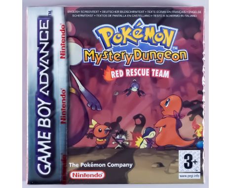2006 Nintendo Game Boy Advance &ndash; Pok&eacute;mon Mystery Dungeon: Red Rescue Team &ndash; PAL/UK/European Version, with 