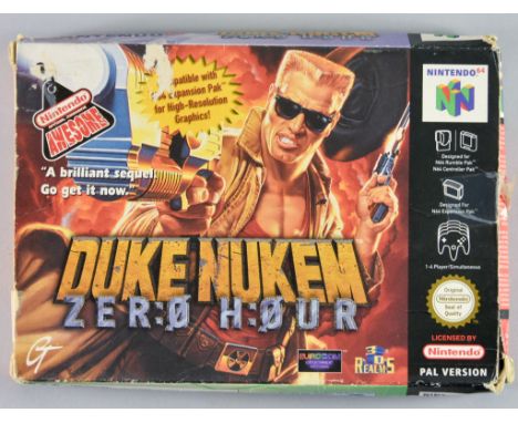 Nintendo 64 - Duke Nukem: Zero Hour, PAL version, in original box with instruction manual