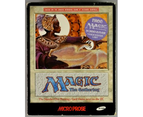 1997 PC CD-ROM – Magic The Gathering – English big box, primary CD-ROM, desktop theme CD-ROM and instruction manual   