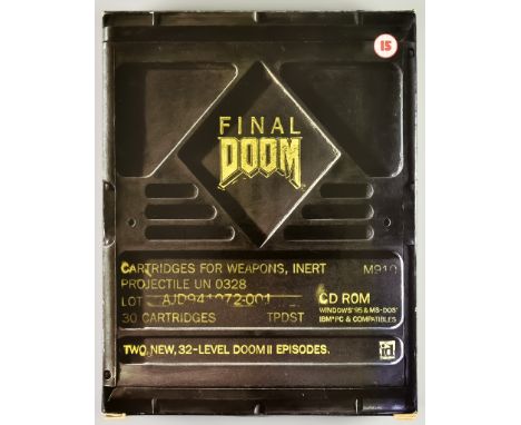 1994 PC CD-ROM – Final Doom – English big box, including CD-ROM and Department of the Armed Forces manual 