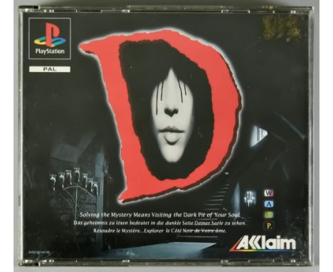 1996 Sony PlayStation - "D" 3 Disc Game, in original case with instruction manual