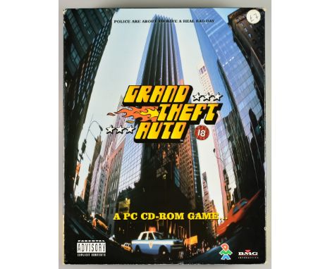 1997 PC CD-ROM &ndash; Grand Theft Auto &ndash; English big box, includes CD-ROM of game


